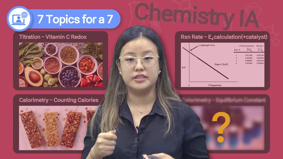 IB 化学(IB Chemistry)IA 冲刺 7 分的 7 个主题