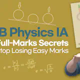 IB 物理(Physics)IA 高分指南:如何设计真正拿 7 分的物理IA